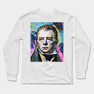 Walter Scott Portrait | Walter Scott Artwork 3 Long Sleeve T-Shirt